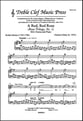 A Red Red Rose SSA choral sheet music cover